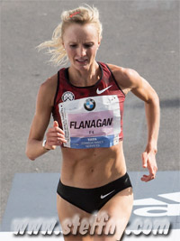 Die US-Amerikanerin Shalane Flanagan lief Bestzeit beim Berlin Marathon